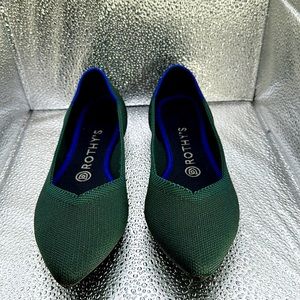 Rothy’s Points Flats - EUC 💚🌲